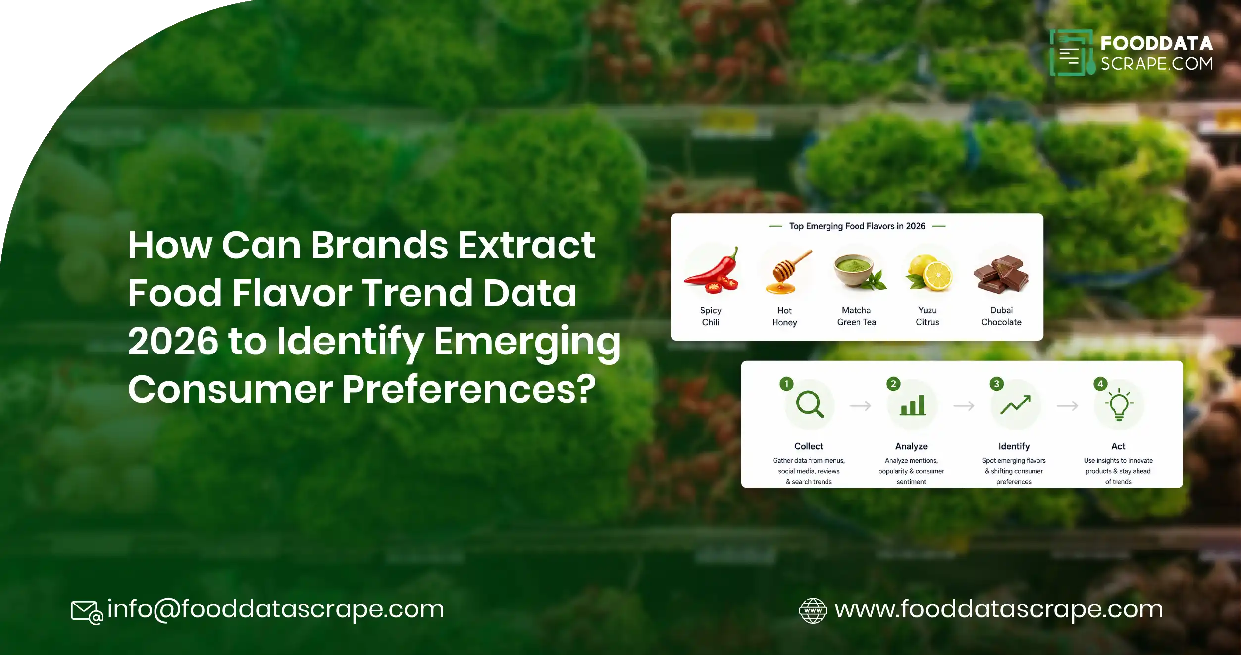 How Can Brands Extract Food Flavor Trend Data 2026 to Identify Emerging Consumer Preferences?